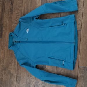 Ladies Dark Teal Waterproof North Face Jacket